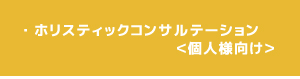 ホリスティックコンサルテーション個人